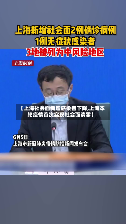【上海社会面新增感染者下降,上海本轮疫情首次实现社会面清零】-第3张图片