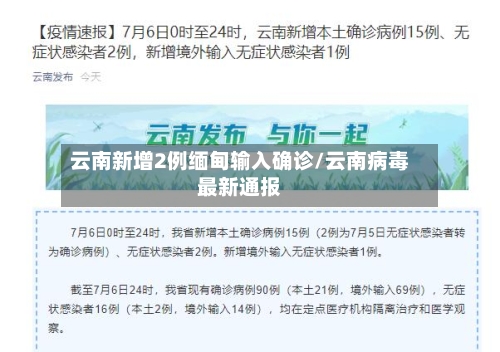 云南新增2例缅甸输入确诊/云南病毒最新通报-第2张图片