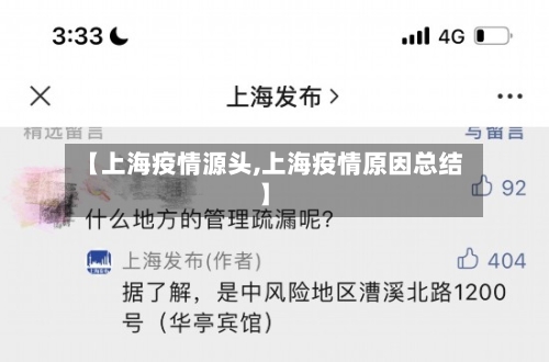 【上海疫情源头,上海疫情原因总结】