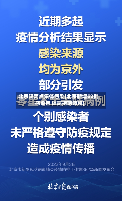 北京隔离点集体感染(北京新增52例感染者 隔离措施调整)-第2张图片