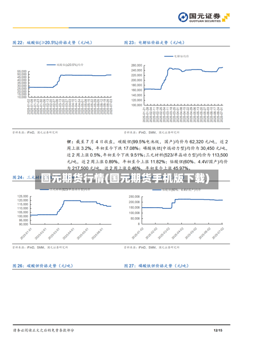 国元期货行情(国元期货手机版下载)