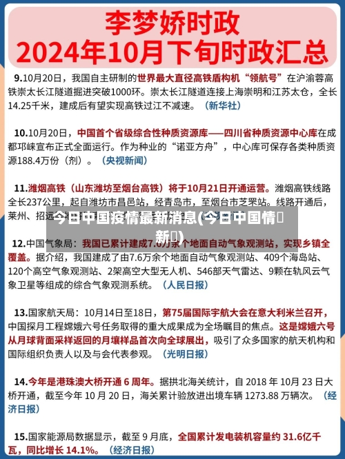 今日中国疫情最新消息(今日中国情報新聞)
