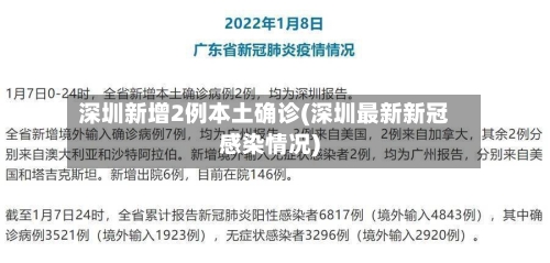 深圳新增2例本土确诊(深圳最新新冠感染情况)-第2张图片