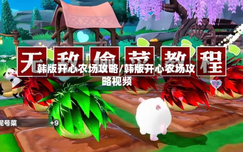 韩版开心农场攻略/韩版开心农场攻略视频