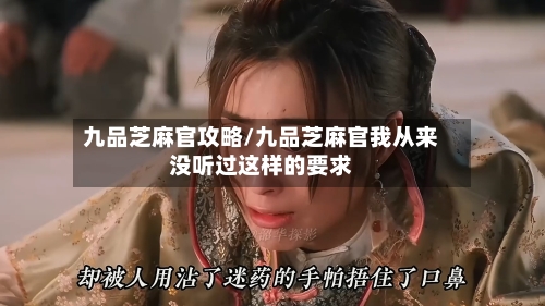 九品芝麻官攻略/九品芝麻官我从来没听过这样的要求-第2张图片