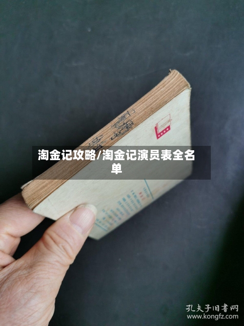 淘金记攻略/淘金记演员表全名单-第2张图片