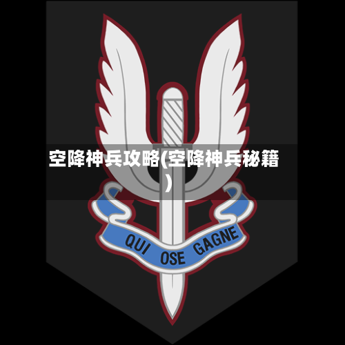 空降神兵攻略(空降神兵秘籍)