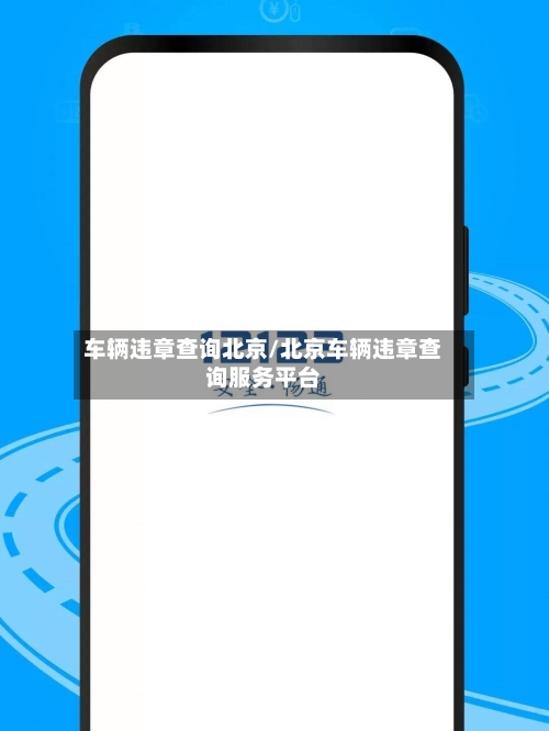 车辆违章查询北京/北京车辆违章查询服务平台