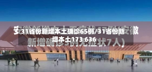 31省份新增本土确诊65例/31省份新增本土173 636-第2张图片