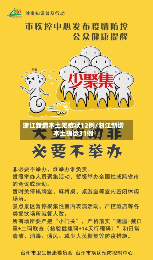 浙江新增本土无症状12例/浙江新增本土确诊31例