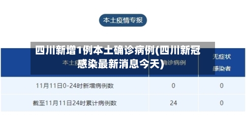 四川新增1例本土确诊病例(四川新冠感染最新消息今天)-第2张图片