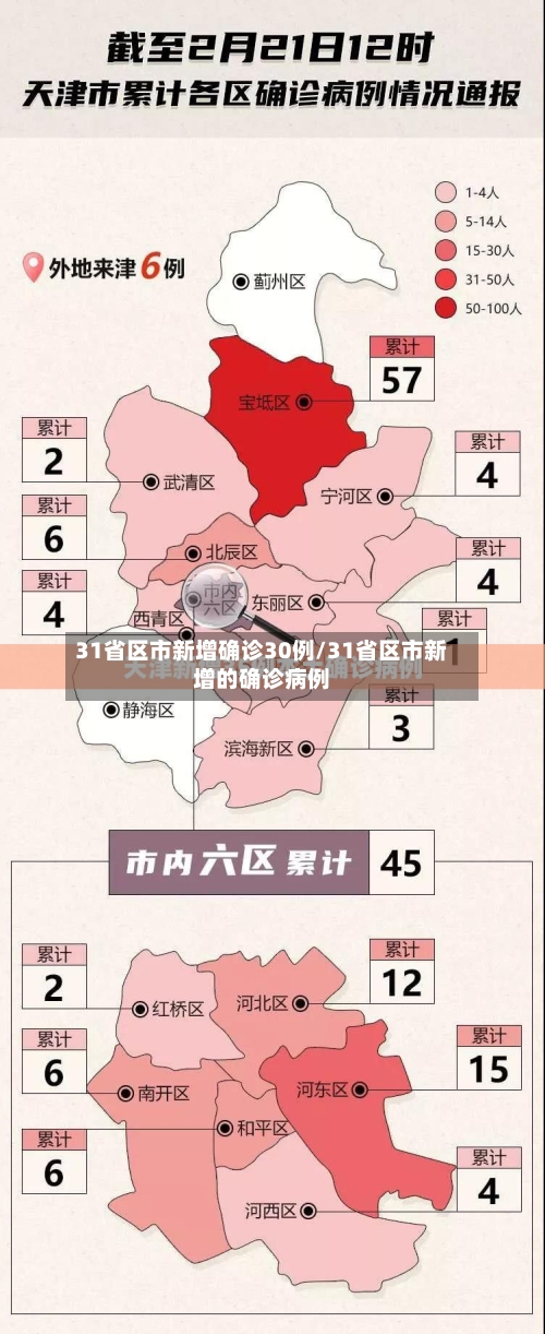 31省区市新增确诊30例/31省区市新增的确诊病例