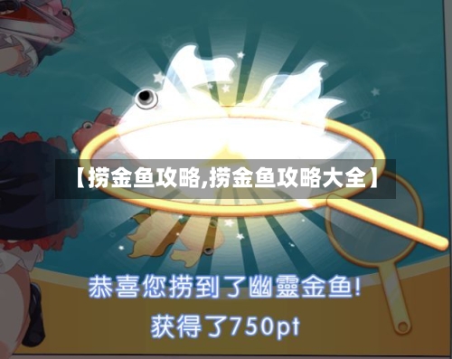 【捞金鱼攻略,捞金鱼攻略大全】