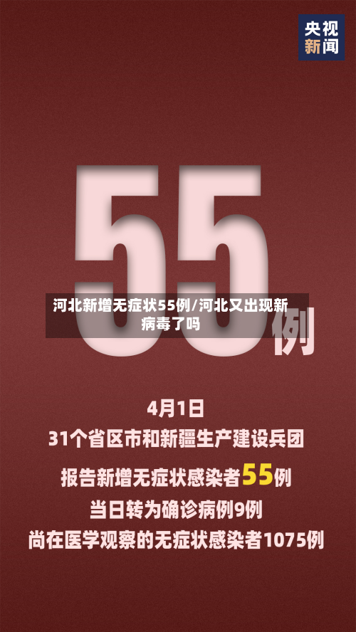 河北新增无症状55例/河北又出现新病毒了吗