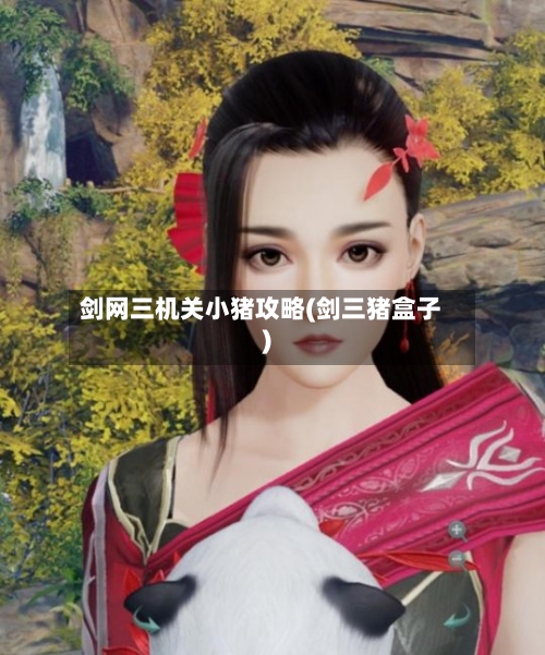 剑网三机关小猪攻略(剑三猪盒子)