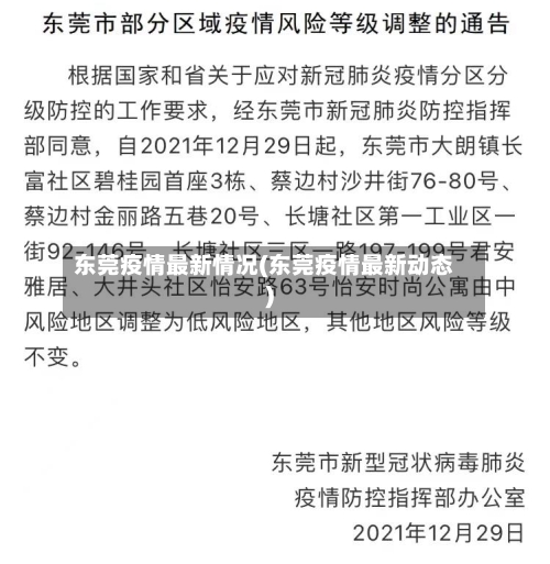 东莞疫情最新情况(东莞疫情最新动态)-第2张图片