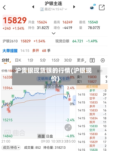 沪贵银现货银的行情(沪银现价)