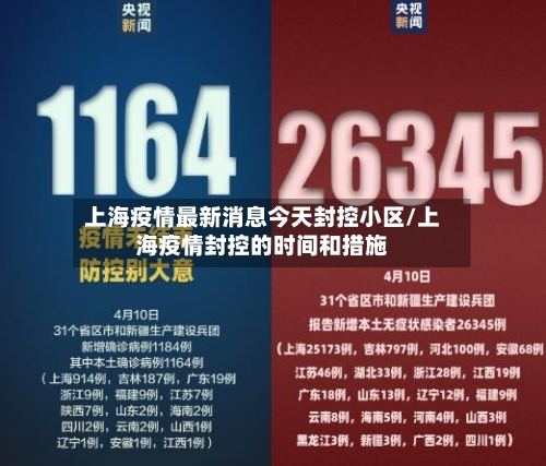 上海疫情最新消息今天封控小区/上海疫情封控的时间和措施