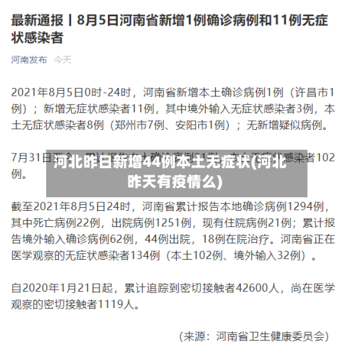 河北昨日新增44例本土无症状(河北昨天有疫情么)-第3张图片