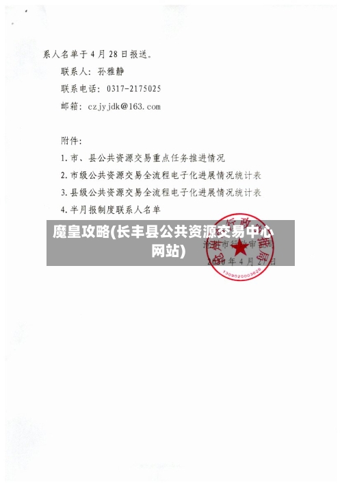 魔皇攻略(长丰县公共资源交易中心网站)-第2张图片