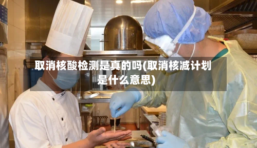 取消核酸检测是真的吗(取消核减计划是什么意思)