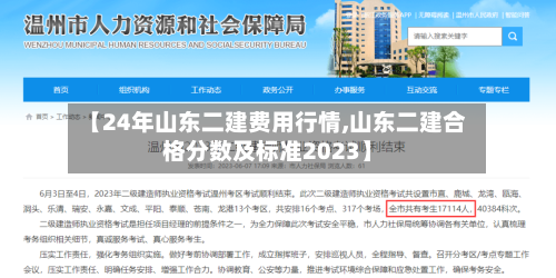 【24年山东二建费用行情,山东二建合格分数及标准2023】