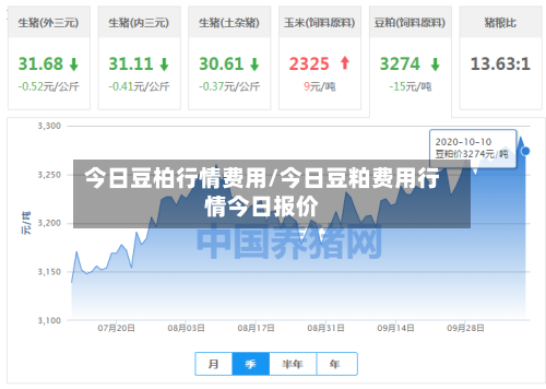 今日豆柏行情费用/今日豆粕费用行情今日报价-第3张图片