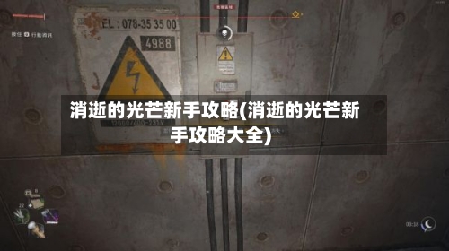消逝的光芒新手攻略(消逝的光芒新手攻略大全)-第2张图片