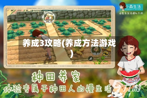 养成3攻略(养成方法游戏)