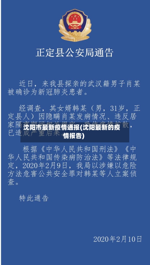沈阳市最新疫情通报(沈阳最新的疫情报告)-第2张图片