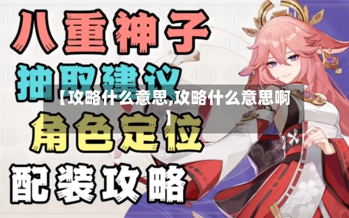 【攻略什么意思,攻略什么意思啊】
