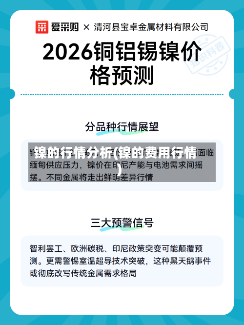 镍的行情分析(镍的费用行情)