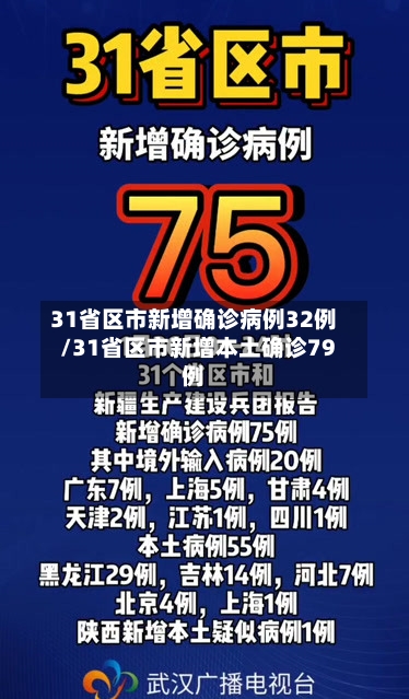 31省区市新增确诊病例32例/31省区市新增本土确诊79例