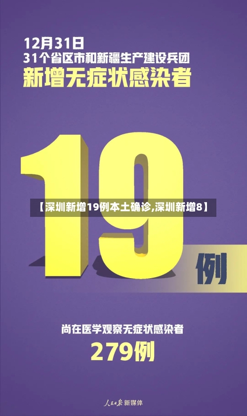 【深圳新增19例本土确诊,深圳新增8】