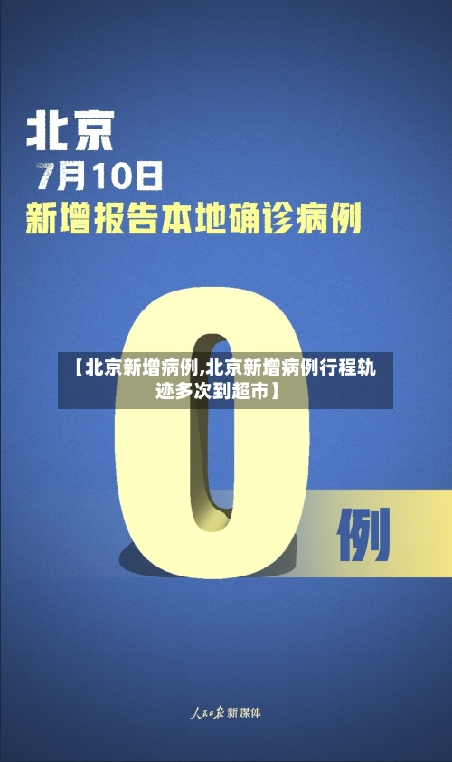 【北京新增病例,北京新增病例行程轨迹多次到超市】