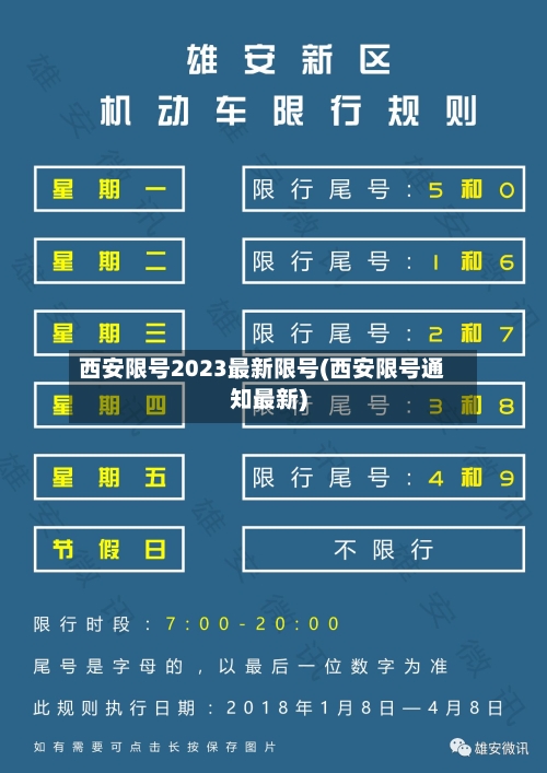 西安限号2023最新限号(西安限号通知最新)-第3张图片