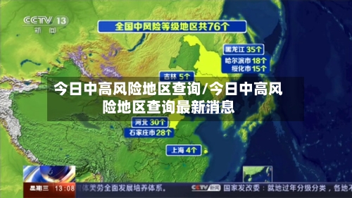 今日中高风险地区查询/今日中高风险地区查询最新消息-第2张图片
