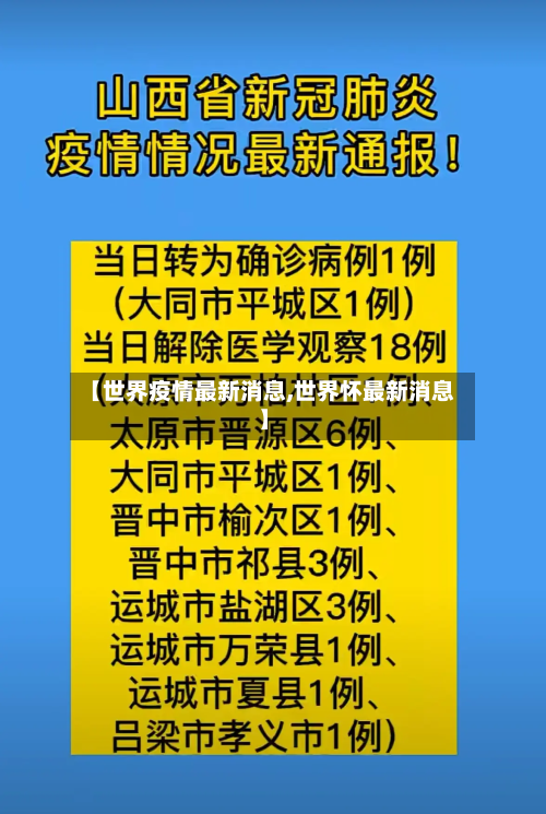 【世界疫情最新消息,世界怀最新消息】-第2张图片
