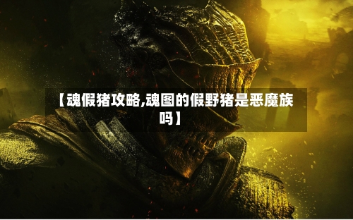 【魂假猪攻略,魂图的假野猪是恶魔族吗】