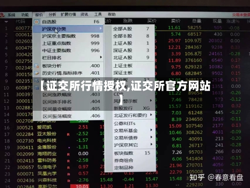 【证交所行情授权,证交所官方网站】