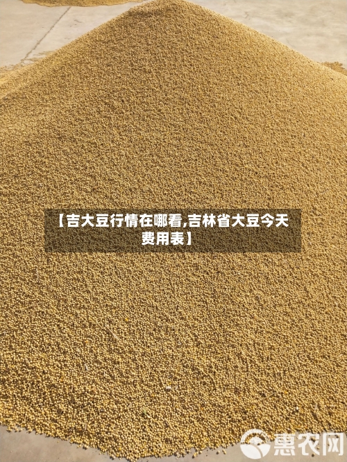 【吉大豆行情在哪看,吉林省大豆今天费用表】-第2张图片