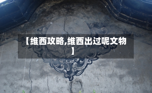 【维西攻略,维西出过呢文物】-第3张图片