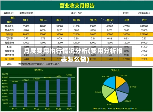 月度费用执行情况分析(费用分析报表怎么做)-第2张图片