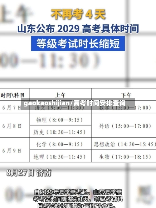 gaokaoshijian/高考时间安排查询