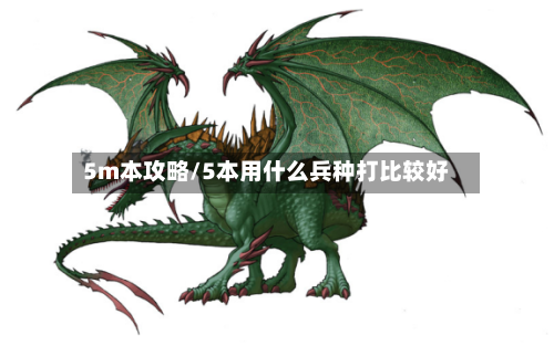 5m本攻略/5本用什么兵种打比较好