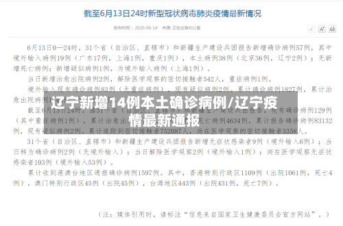 辽宁新增14例本土确诊病例/辽宁疫情最新通报-第2张图片