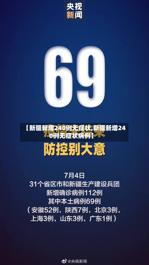 【新疆新增240例无症状,新疆新增240例无症状病例】
