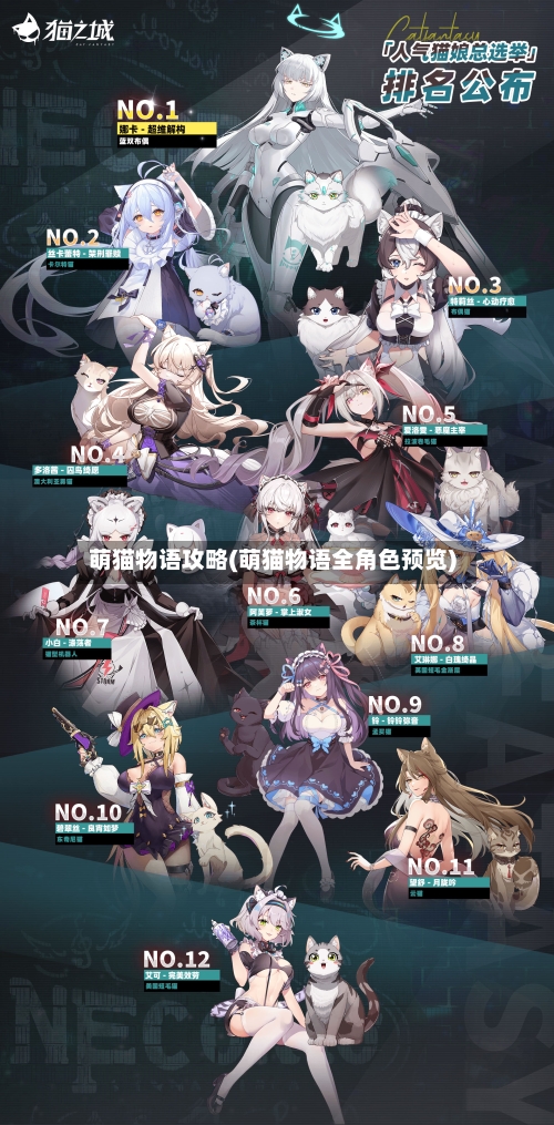 萌猫物语攻略(萌猫物语全角色预览)