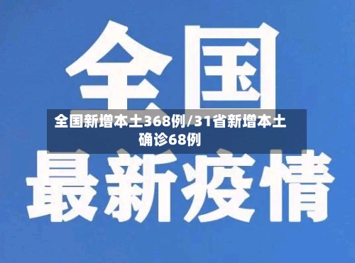 全国新增本土368例/31省新增本土确诊68例-第2张图片