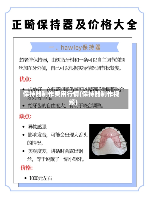 保持器制作费用行情(保持器制作视频)